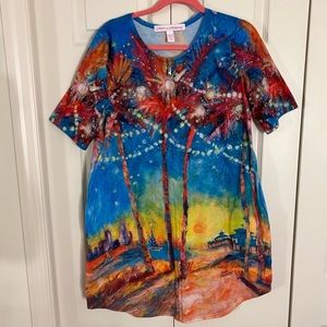 Leoma Lovegrove Zippered Coverup, EUC, Size Small